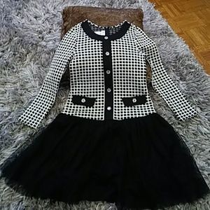Black and White Girls dress